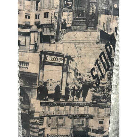 K.d. Spring Women's Zip Front Mixed Media Jacket Black/Tan Size L - Picture 7 of 10